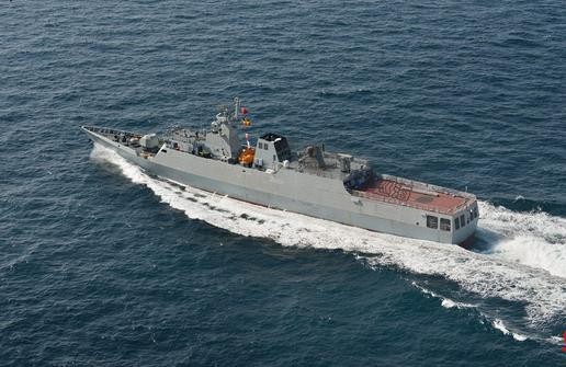 Tàu hộ vệ hạng nhẹ Type 056 chạy thử ở duyên hải đông nam Trung Quốc